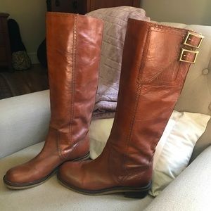 Lucky Brand tall leather Boots like new